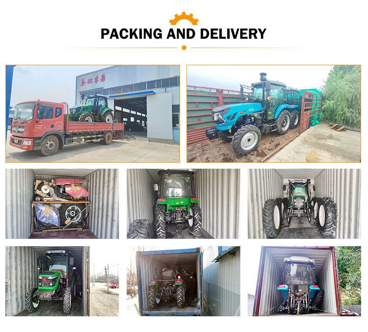 50HP 4WD Grapery Tractors with Rear Hydraulic Blade Tavol Tractor