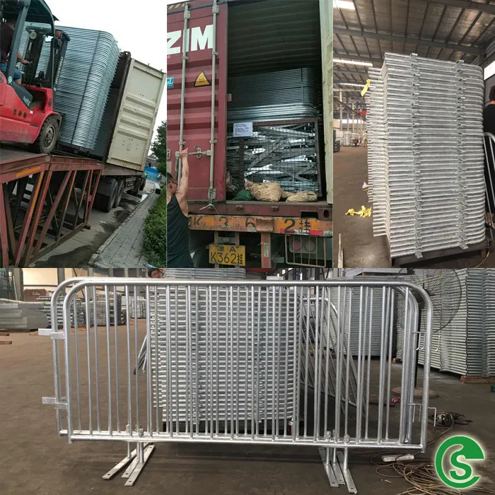 China Factory Hot Dipped Galvanized Remove Road Crowd Control Barricade for Sale