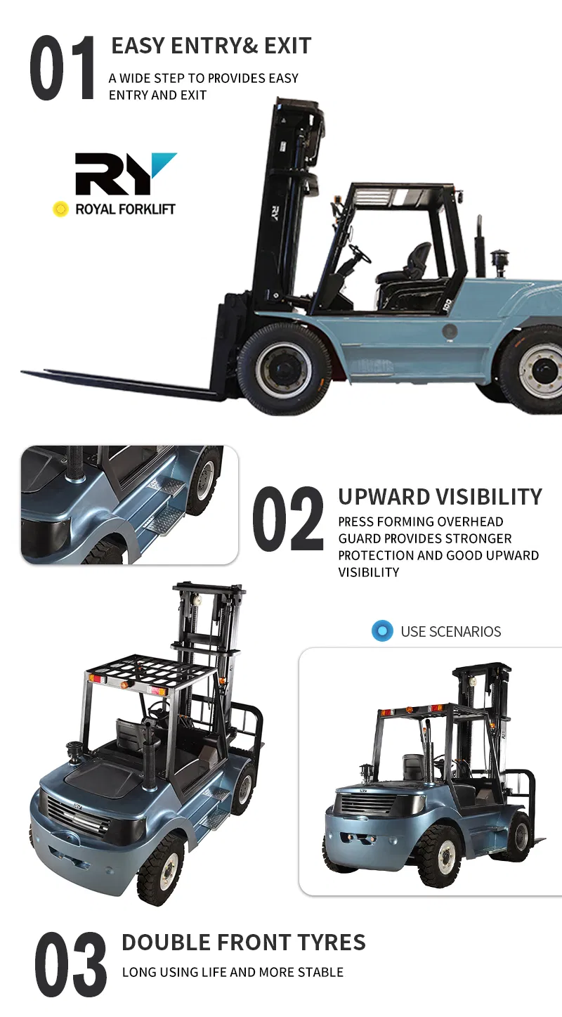 Royal Heavy Duty 5 Ton 7 Ton 10 Ton Forklift Trucks