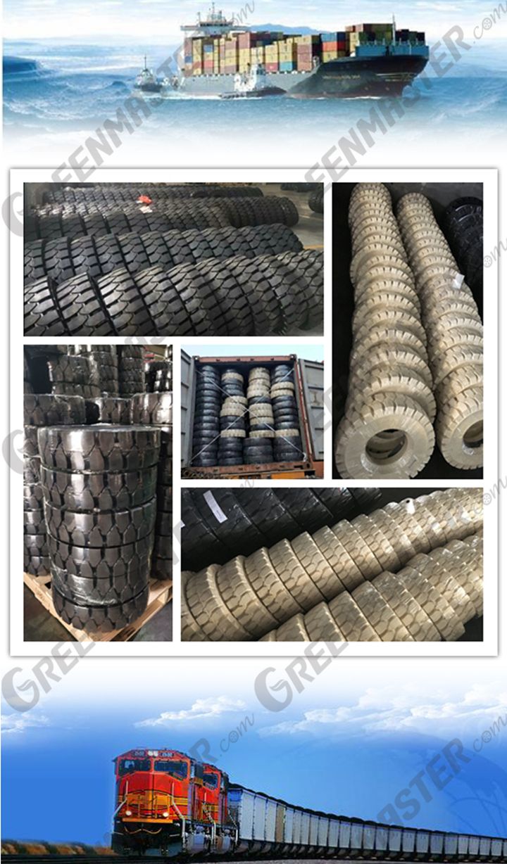 Top Quality E3l3 L-5 Pneumatic Solid Tire with Wheel Rim, Loader Earthmover Grader Tyre 17.5*25 20.5X25 23.5-25 26.5-25 29.5-25 18/70-29
