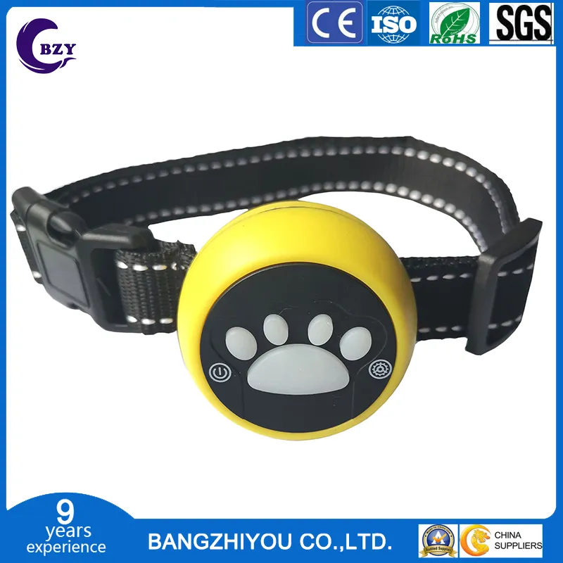 Intelligent Recognition Flashing Light Artifact Early Warning Vibration Anti-Dog Barking Rechargeable Waterproof Dog Training Device