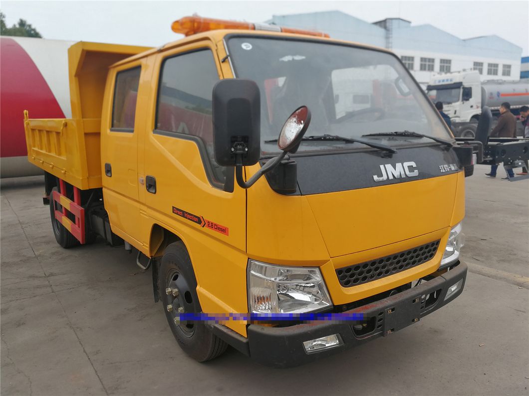 China Brand Jmc Mini Double Row 3tons 4tons 5tons Small Dump Tipper Truck