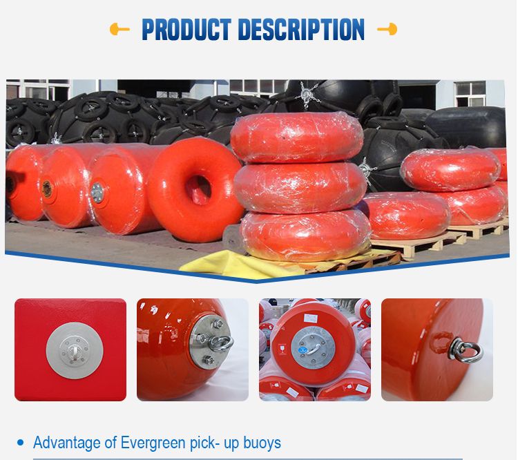 Marine Cylindrical Anchor Offshore Floating Subsea Mooring Buoy