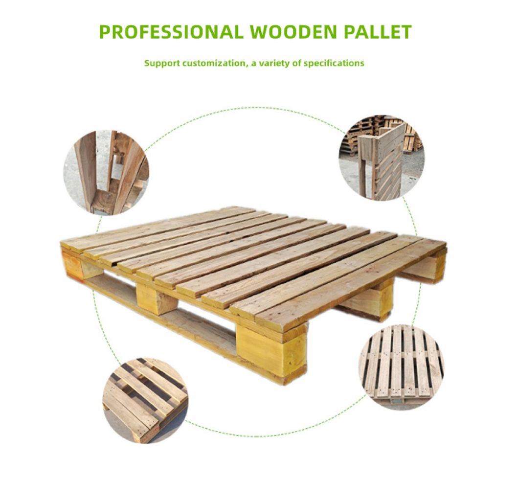 Low Price Double Faced High Grade Wooden Pallet with Four Way Style