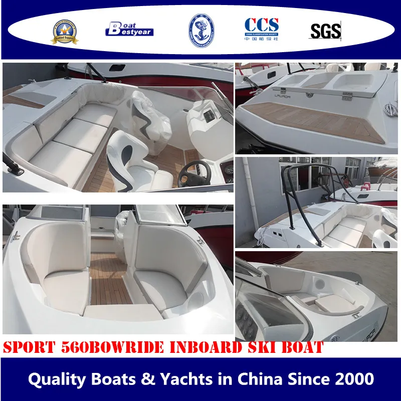 Bestyear 5.6m Speed Bowride Ski Boat for Sport or Pleasure