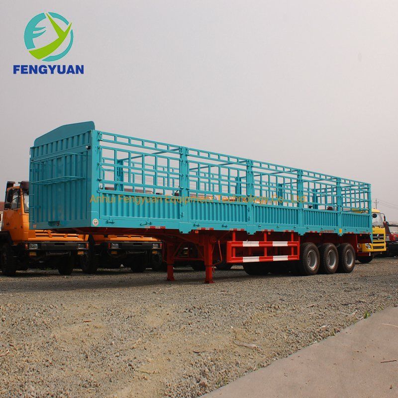 Multi Purpose Side Wall Cargo Semi Trailer with Container Twist Locks for Shipping Container