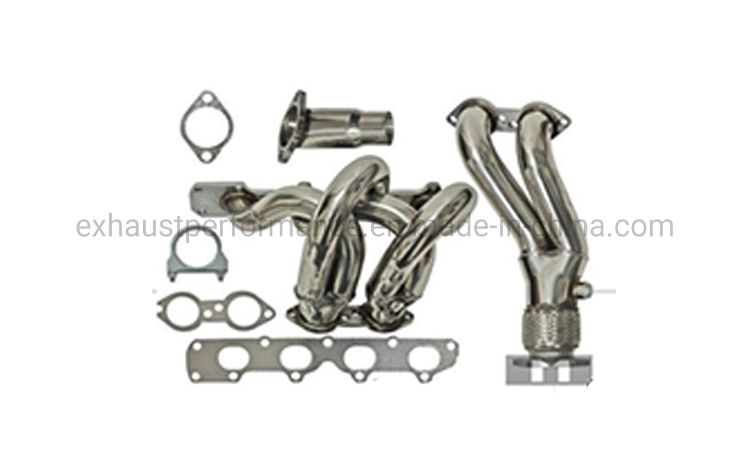 High Quality Polished Stainless Steel Exhaust Header for Chevy Cavalier 2002-2004
