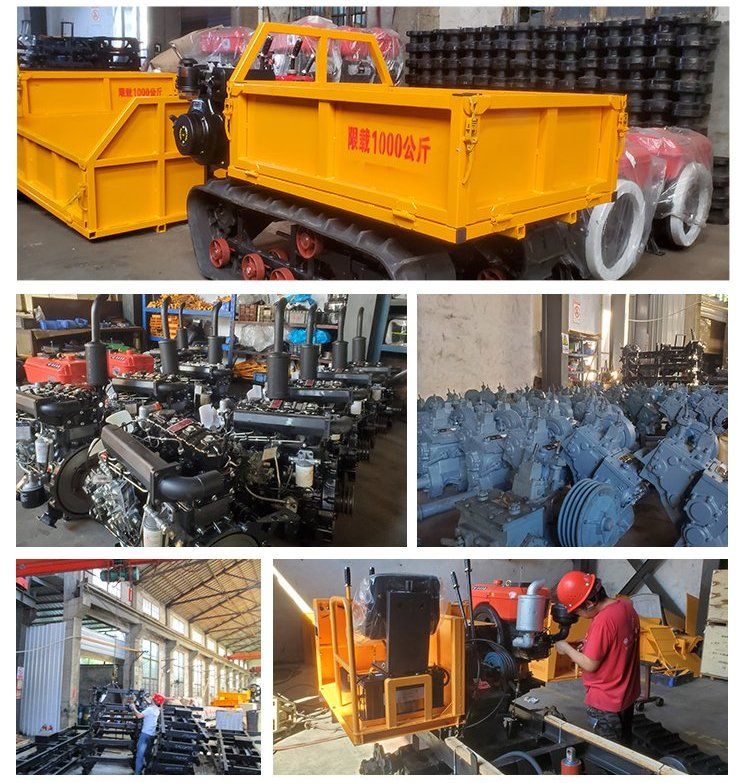 CE Self Loading Rubber Vibration 3 Ton Crawler Dumper