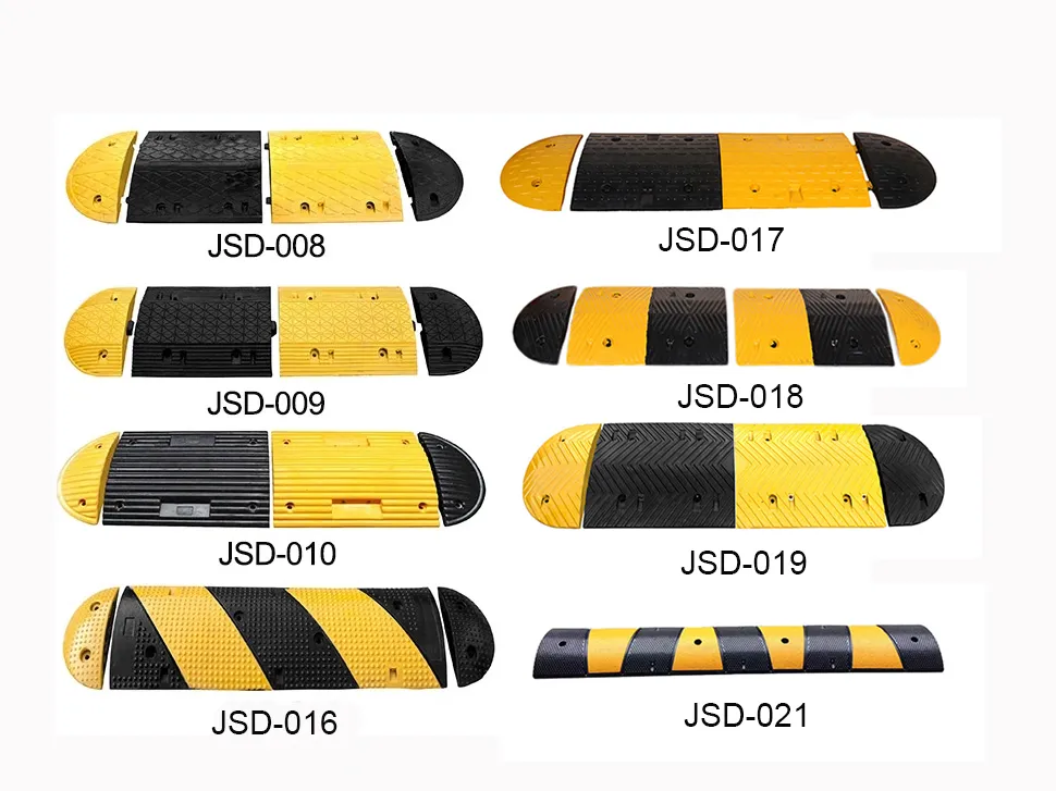 500*350*50mm Heavy Duty Rubber Speed Bump