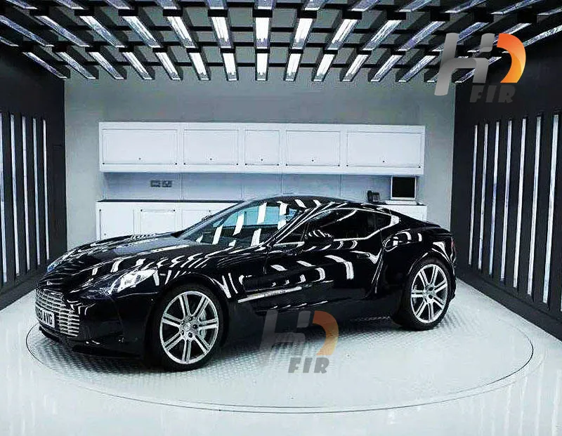 Electric Motor Car Rotating Parking System Exhibition Display Underground Carturntable Lift
