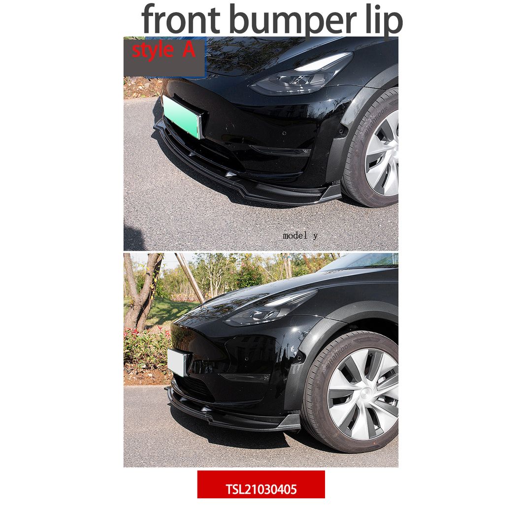 Front Bumper Lip for Tesla Model Y Modification Accessories