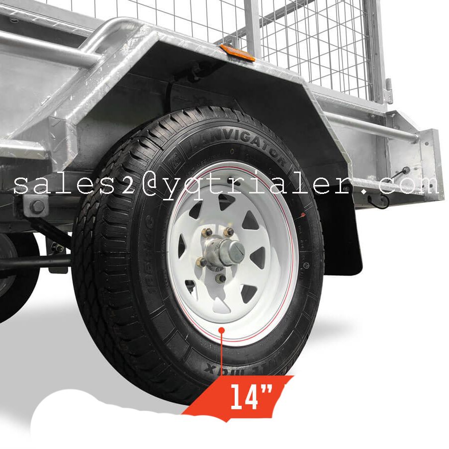 6X4 7X4 7X5 8X5 Fully Welded Box Trailer