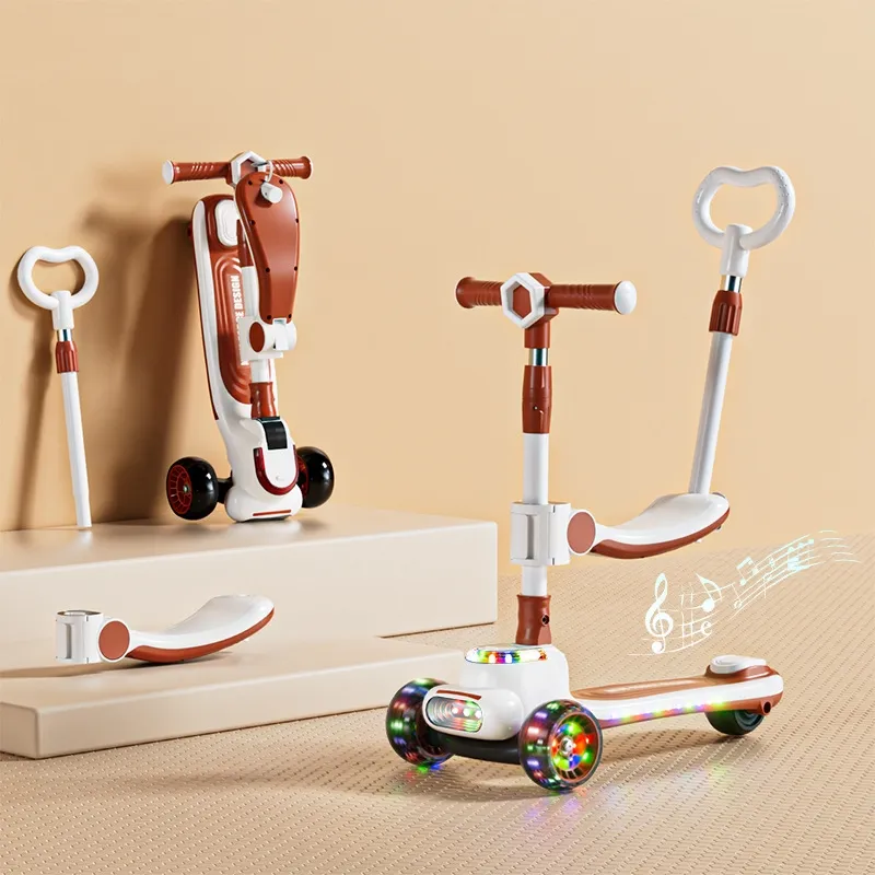 Factory Direct Sell Kids Kick Scooter Toy Children Folding Scooter