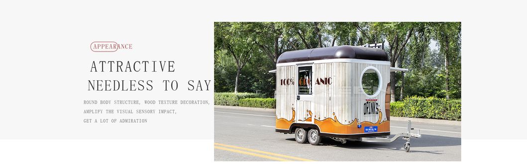 Jekeen Outdoor Burger Factory Catering Mobile Fast Food Trailer-Blues