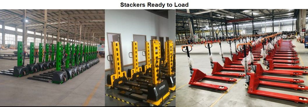 Warehouse Factory Lifting Equipment Pallet Jack Standing-on Electric Pallet Truck 2.5t
