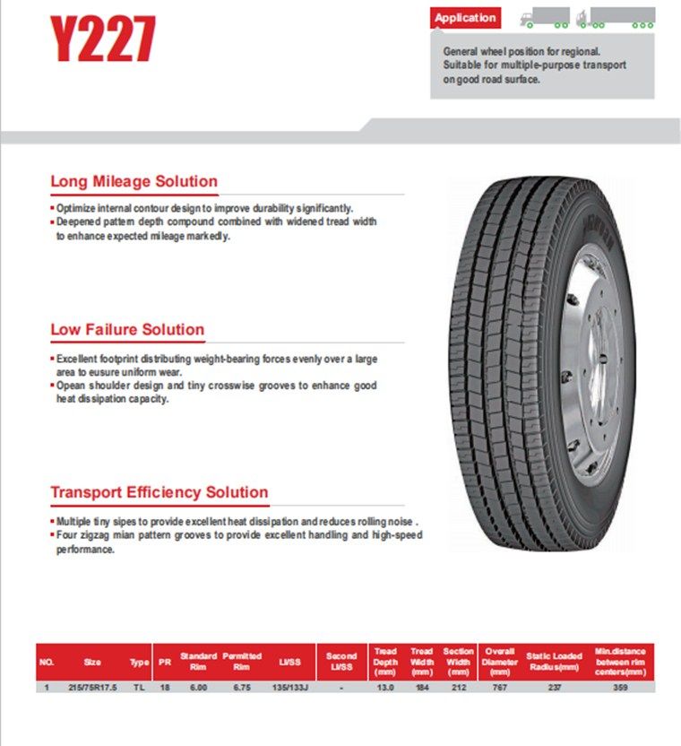 Wholesale Radial Truck Tire Joyall TBR Y603/Dt63 385/55r22.5 385/65r22.5 425/65r22.5 Duraturn Trailers Tire Regional-T27 Y211 10r22.5 9r22.5 Neumaticos Camion