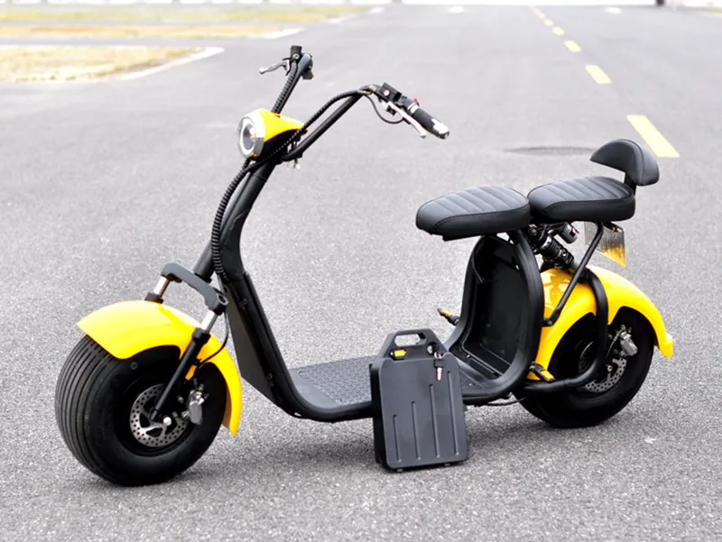 High Speed 2 Wheel Electric Motorcycle Scooter 72V20A Lead-Acid Battery Scooter