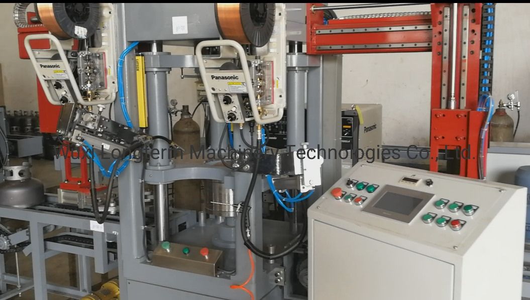 Fully Automatic 3kg 6kg 11kg 12kg LPG Cylinder Making Welding Machine for Cylinder Production Line