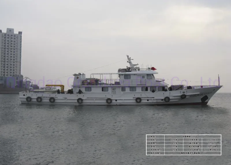 37m Steel Material Law Enforcement / Patrol / Police / Fisheries Management Boat for Sale