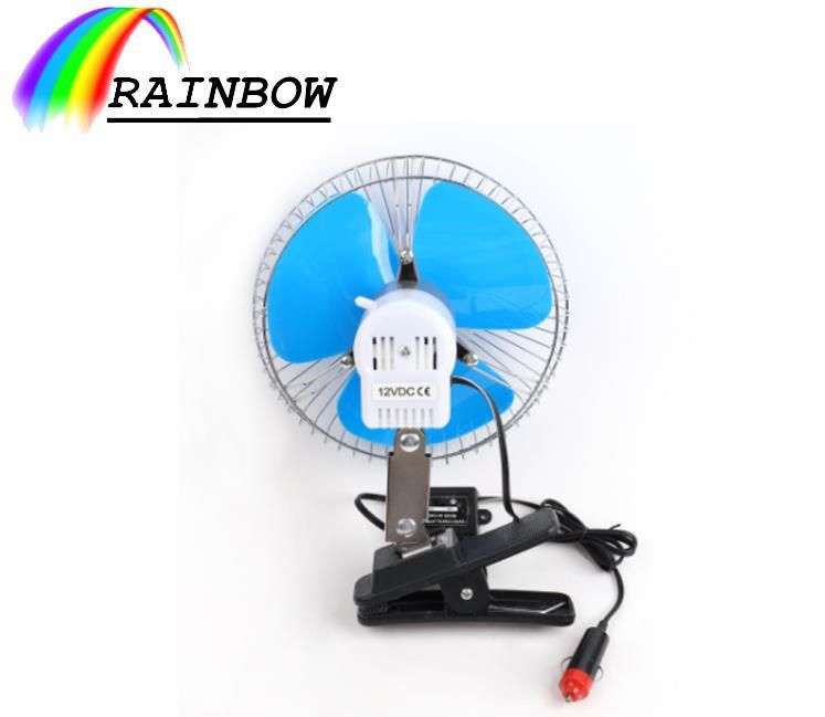 Cheapest Factory Price Car Tools 4/6/8 Inch 12/24V 25W Plastic and Metal Universal 360 Degrees-Round Auto Part Bus Fan USB