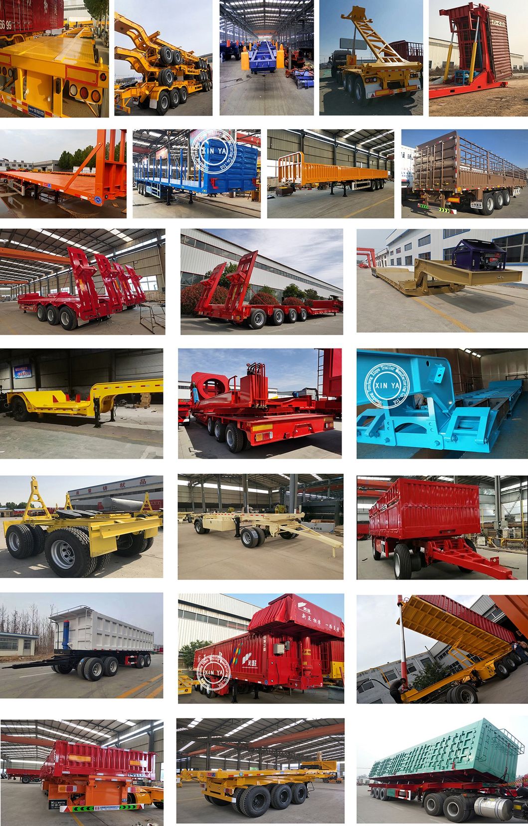 20FT Log Semi Trailer Low Chassis Lumbering Use Transport Log Flat Bed Timber Trailer Wood Transport Trailer Truck