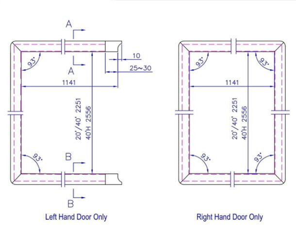 EPDM Shipping Container Door Spare Parts Seal Gasket