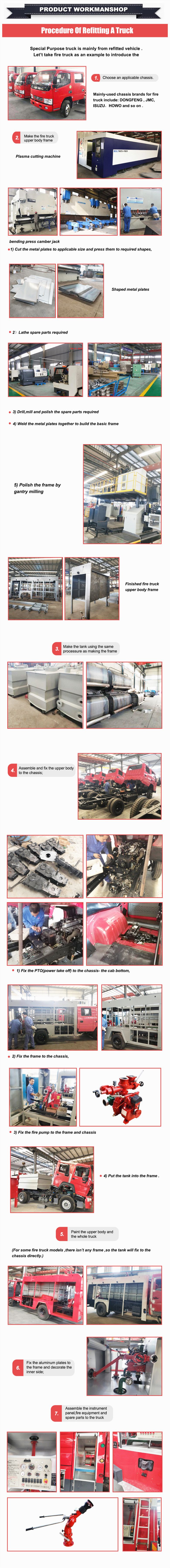 Foton Anti Violence Fire Fighting Truck for Anti Riot Use