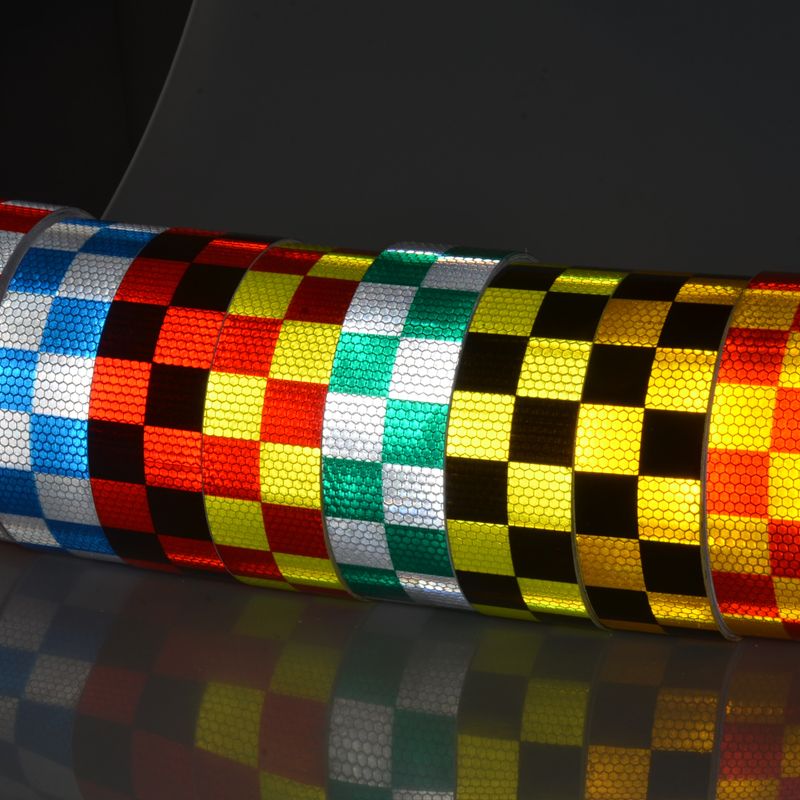Traffic Safety Conspicuous Lattice Reflective Tape