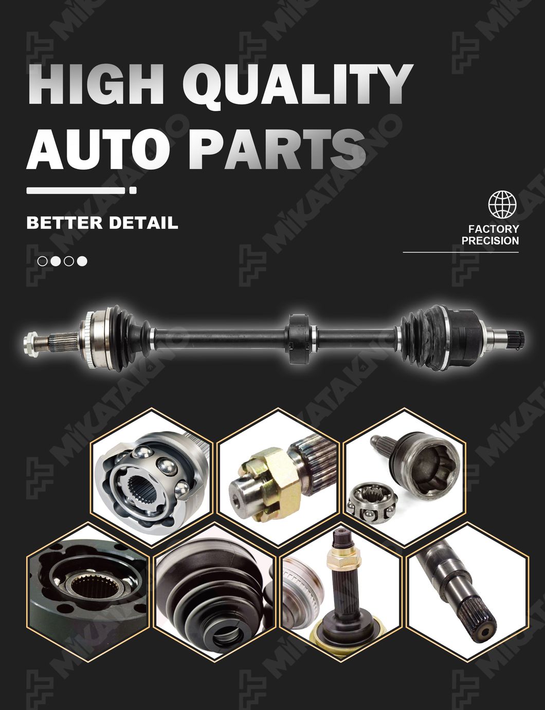 CV Axle for Optima (JF) 2.4 Gdi Sonata 2014-2018 for Hyundai 49500-C1200