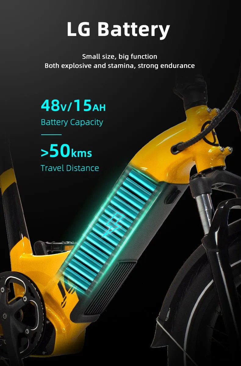 Jobo Tdn56z New Style Electric Bike 48V 750W Fat Tyre Ebike Aluminum Electric Sand/Snow Bike