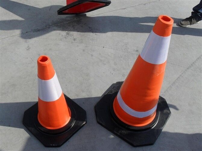 Flexible Orange Reflective Soft PVC Safety Traffic Cones