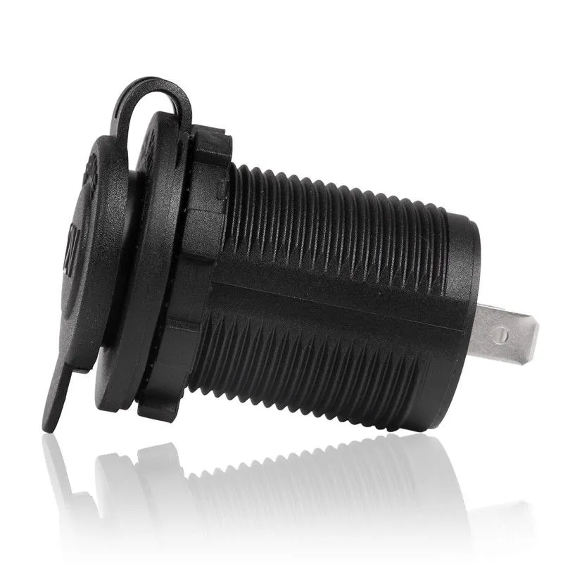 12V Waterproof Boat Motorcycle Car Cigarette Lighter Socket Power Plug Outlet