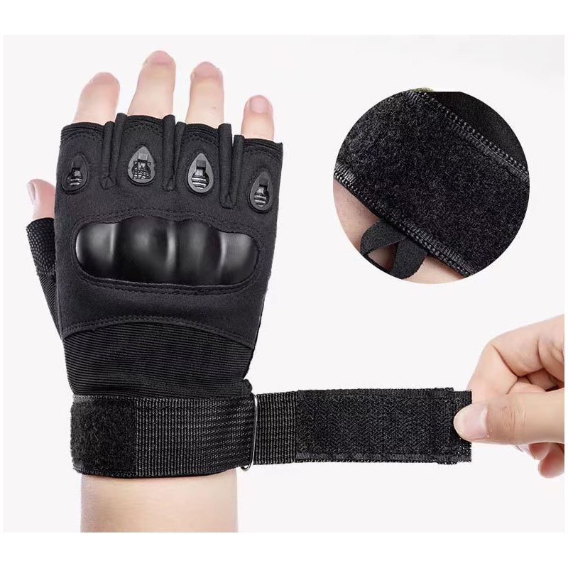 Winter Snow Warm Skating Motor Bike Heated Typing Bicycle Half Finger Cashmere for Couples Safety Glove Moto Ridding Gloves
