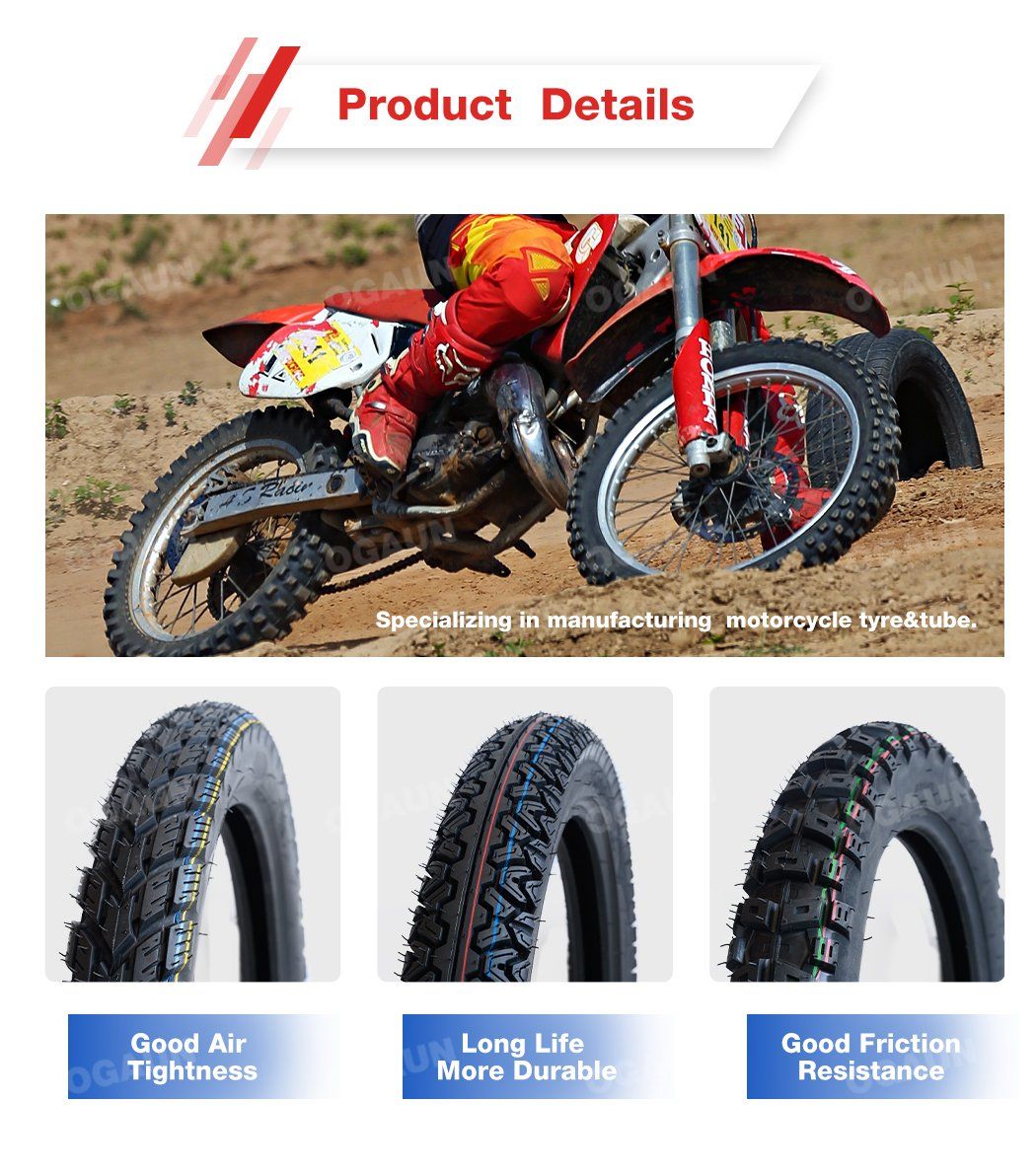 ISO CCC DOT ECE CE GS RoHS FCC Road Pattern Passenger Tubeless Tyre Road Pattern Motorcycle Tyres and Tires Stranded Bias Tire 250-17 275-17
