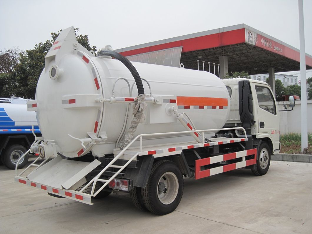 Dongfeng 8tons Sewage Suction Type Sewer Cleaning Truck