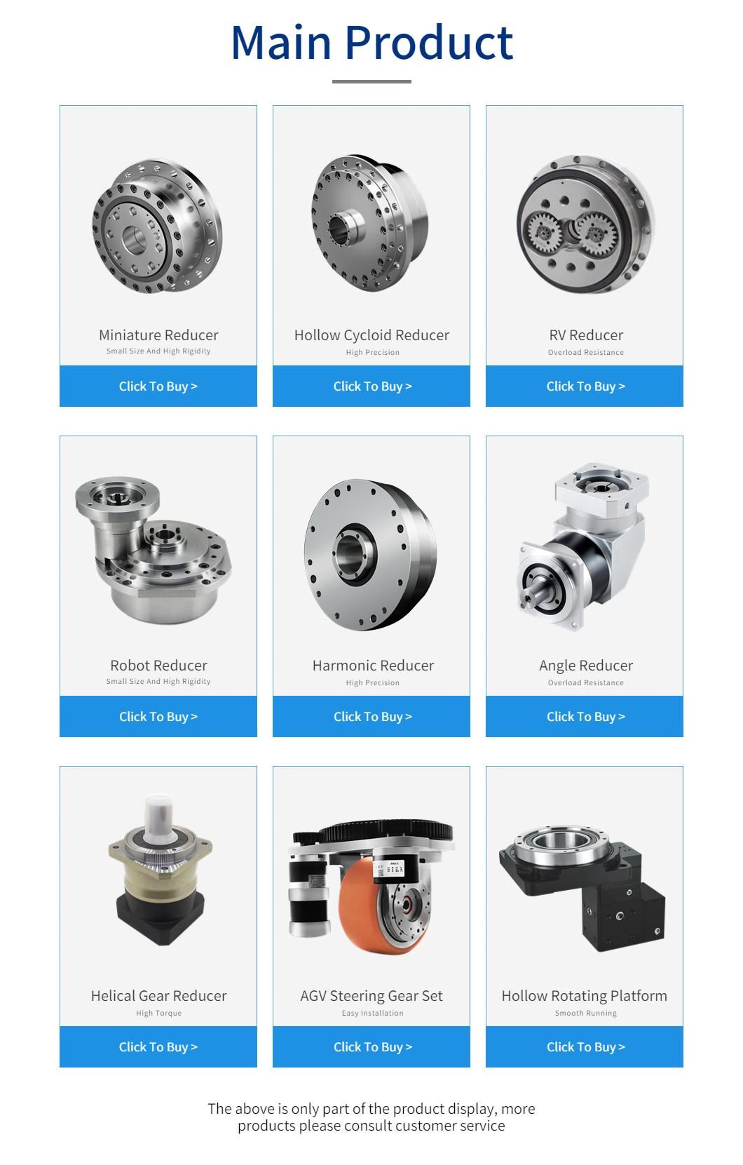 Combined Lightweight Strain Wave Harmonic Drive Gearbox Reducer