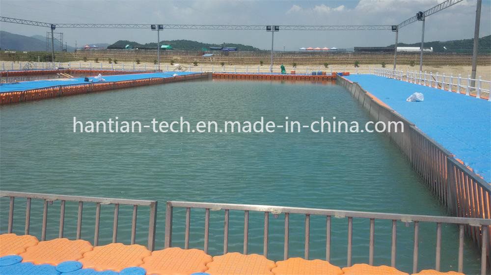 Modular Floating Dock and Fishing Farm HDPE Plastic Pontoon Floats