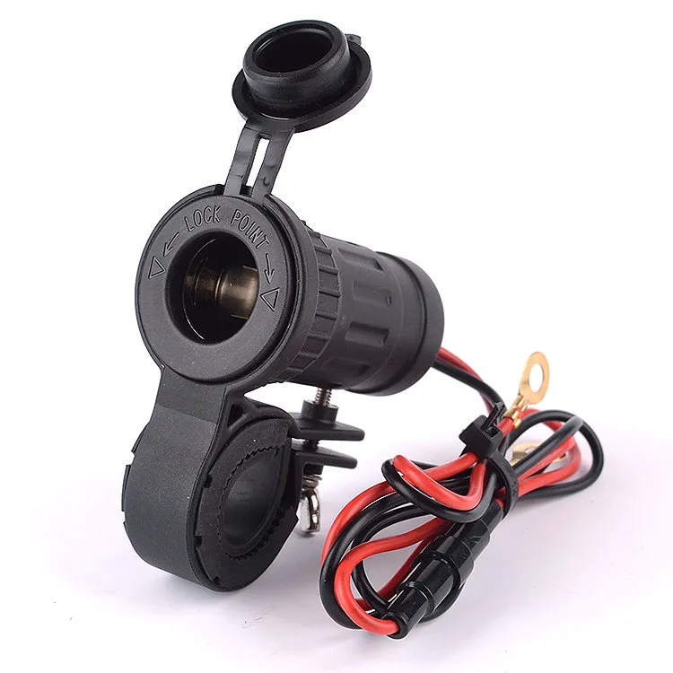 3.1A Dual USB Charger Adapter Socket & Fixed Trestle for Motorcycle Marine Car