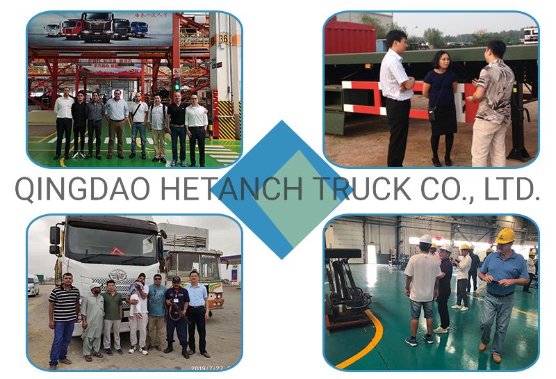 6~8 Cubic refuse collecting and compressing garbage truck FAW waste compression truck