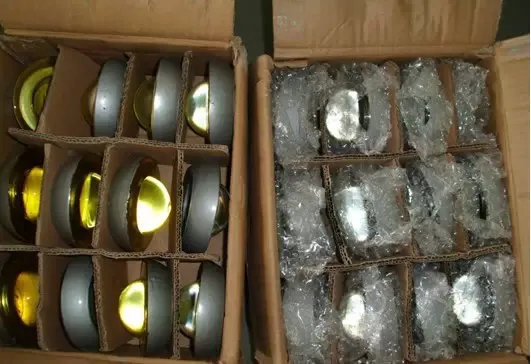 Solar Glass Ground Road Stud Light