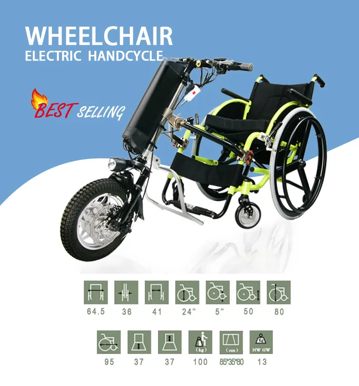 36V 350W Electric Wheelchair Handcycle for Handicap