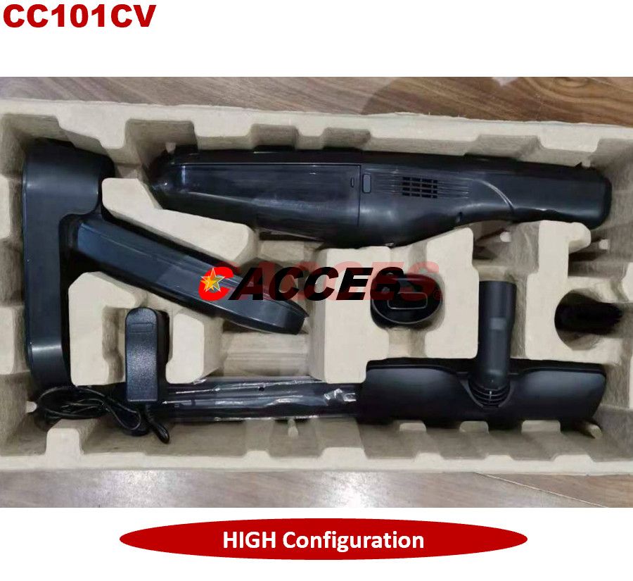 Vacuum Cleaner 110W 13000PA Handheld Vacuum for Home,Office Strong Power Suction Wet/Dry Car Hoover Cordless,HEPA Filter,Floor Brush,Long Hose,Extension Crevice