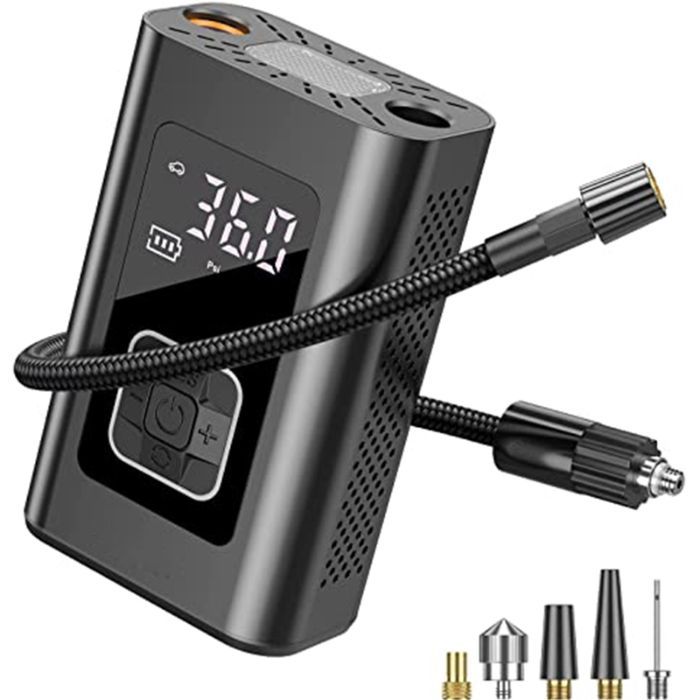 Portable Air Compressor Electric Air Pump for Car Tire Inflator with Digital Pressure Gauge