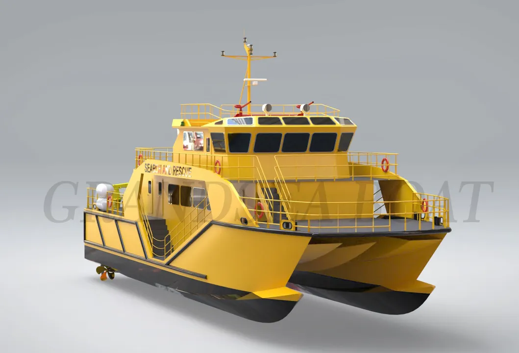 Chinese 30m Aluminium Fire Fighting Rescue Large Boat for Sale