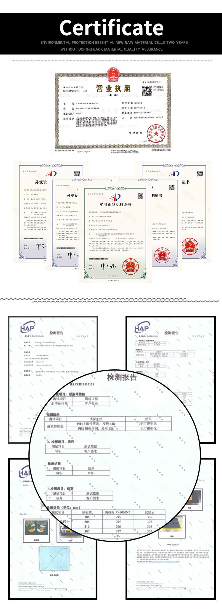 IBC Forklift HDPE Plastic Oil Barrel Spill Containment Pallets for Chemical Storage