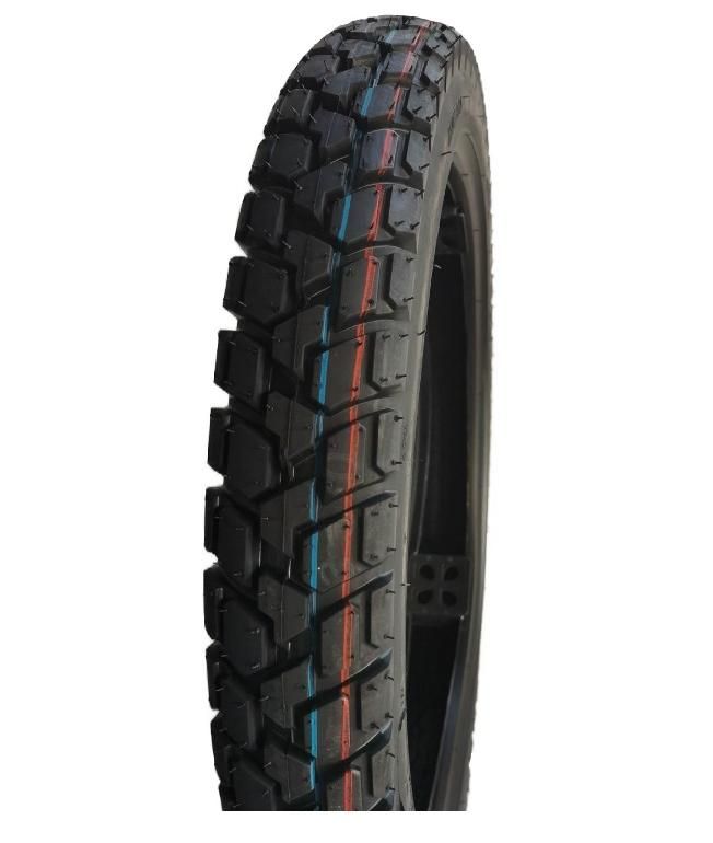 Natural Rubber Nylon Motorcycle Tires Motorcycle Tyre Natural Rubber Tube 2.75-17 Tubeless OEM