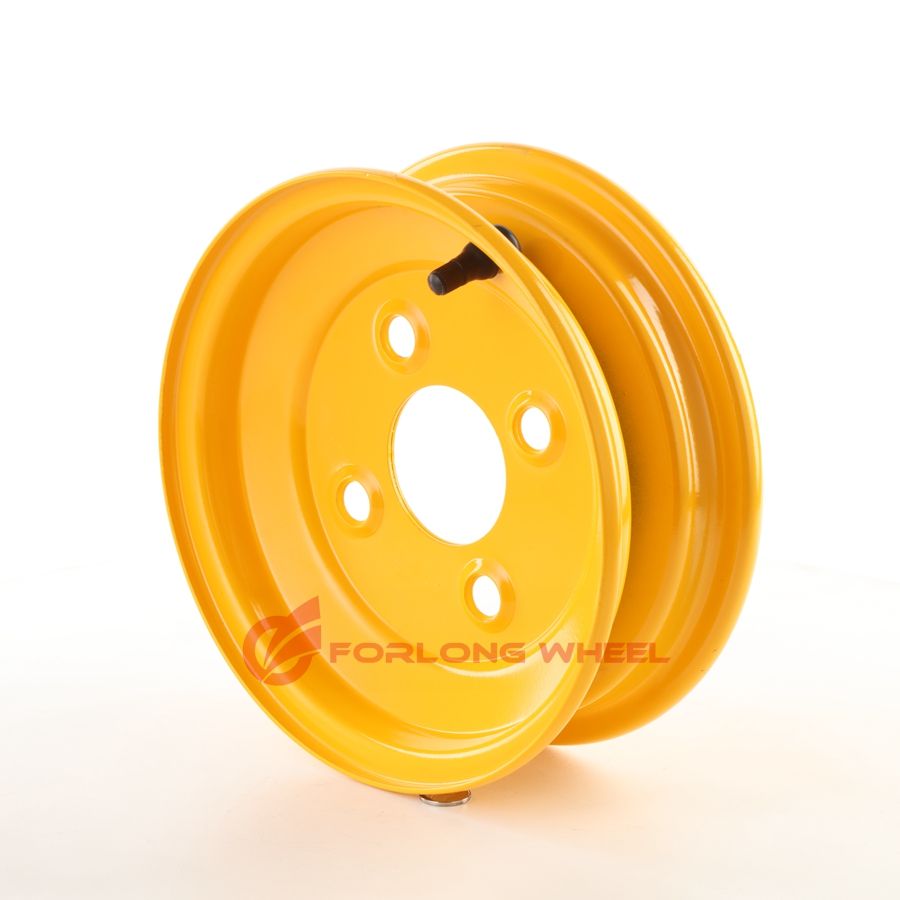 Forlong Steel Rim 8X2.5 4lug on 98mm Tire 4.00-8 for Light Duty Dump ATV Trailer