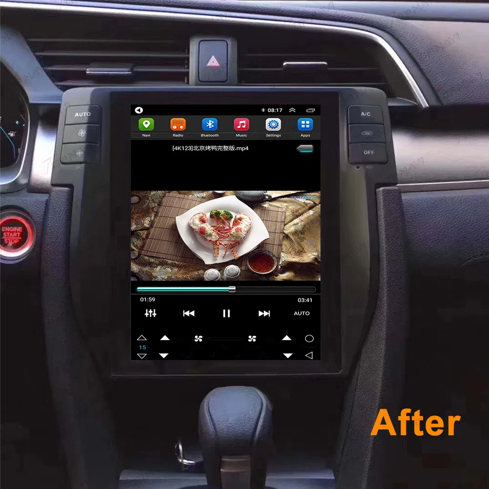Car Audio Accessories for Honda Civic 2016 2017 2018 2019 2020 2021 2022 Car Radio