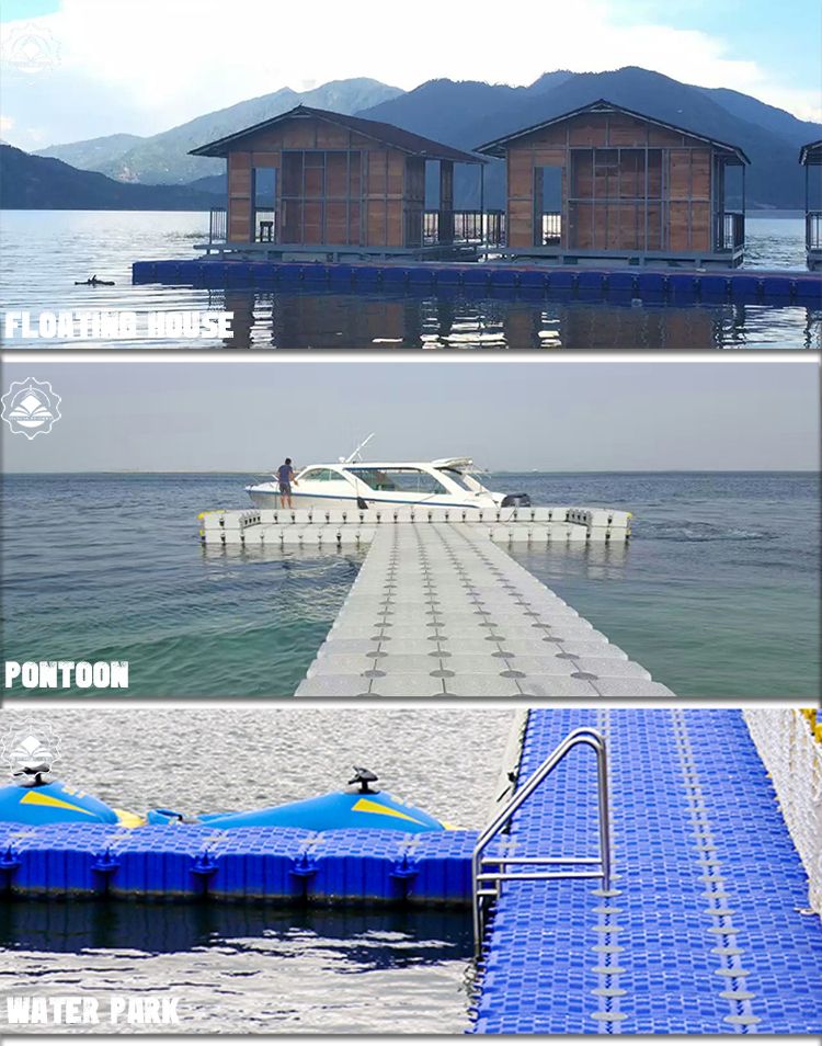 UV Resistant PE Floating Cube Plastic Pontoon for Walking