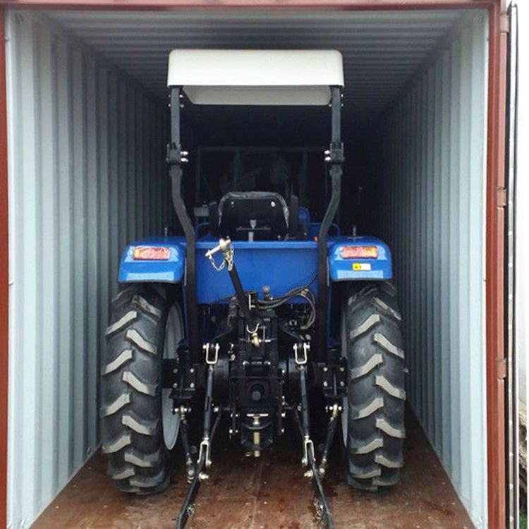 Italy 4 Wheel Agricultural Farm Tractor with Ditching Machine